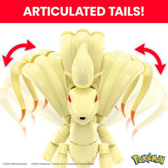 MEGA Pokemon Building Toy - Vulpix Evolution Set with 145 Pieces and Ninetales