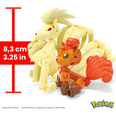 MEGA Pokemon Building Toy - Vulpix Evolution Set with 145 Pieces and Ninetales