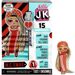L.O.L. Surprise JK Mini Fashion Doll 15 Surprises & Accessories - M.C. Swag