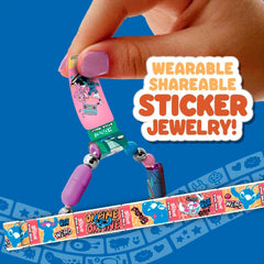 Sticki Rolls Stitch Bracelet & Necklace Set With 120 Stickers