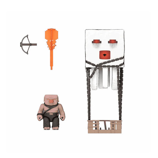 A Minecraft Movie Blast Attack Ghast Figure and Shooter