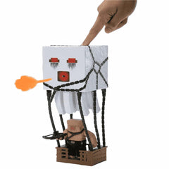 A Minecraft Movie Blast Attack Ghast Figure and Shooter