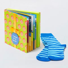 A Present for My Male Teacher Board Book and a Pair of Socks