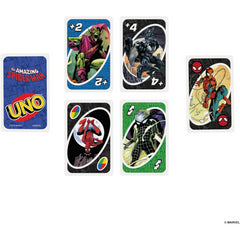 Uno Mattel Games The Amazing Spider-Man Card Game with Deck & Special Rule