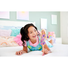 Barbie 223 Abstract Print Dress Fashionista Doll Playset