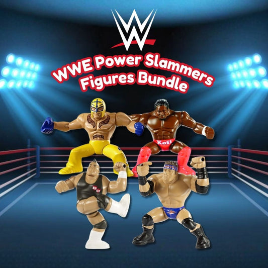 WWE Power Slammers Figures Bundle