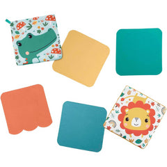 Fisher-Price Pretend Tissue Box Baby Sensory Toy for Tissue Fun Activity Cube