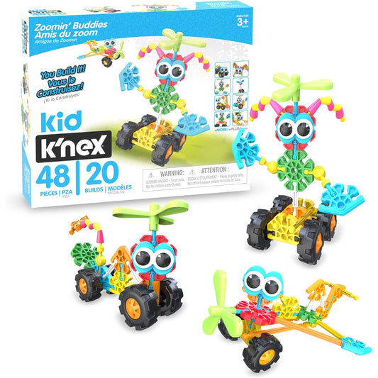 K'nex Kid Zoomin' Buddies Set Construction Toy Kids Gift