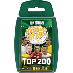 Top Trumps Cards Game - World Football Stars 2024 The Top 200 (Pack 5 Of 6)