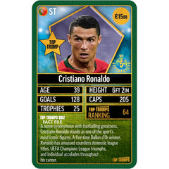 Top Trumps Cards Game - World Football Stars 2024 The Top 200 (Pack 5 Of 6)
