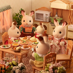 Sylvanian Families Chocolate Rabbit Family Figure Set