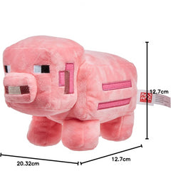 Minecraft Pig 8-Inch Soft Plush Toy Character