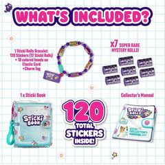Sticki Rolls Sticki Book Sticker Fun Pack With 120 Stickers