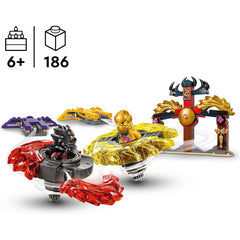 Lego Ninjago 71826 Dragon Spinjitzu Battle Pack with 2 Minifigures Playset