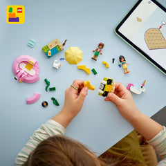 Lego Friends 42658 Unicorn & Flamingo Pool Party Playset