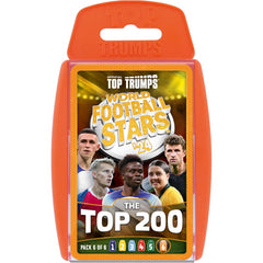 Top Trumps Cards Game - World Football Stars 2024 The Top 200 (Pack 6 Of 6)
