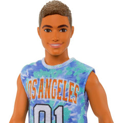 Barbie Fashionistas Doll #212 Ken with Prosthetic Leg Los Angeles Jersey
