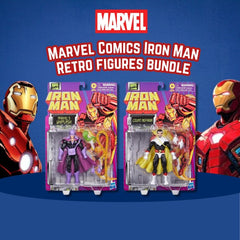 Marvel Comics Iron Man Retro Figures Bundle