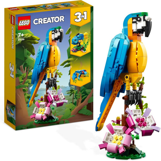 Lego Creator Exotic Parrot 3 in 1 Animal