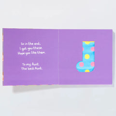 A Present for My Aunt Board Book and a Pair of Socks