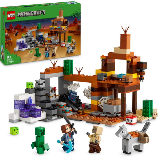 Lego Minecraft 21263 Badlands Mineshaft Building Toy