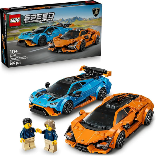 Lego Speed Champions 77238 Lamborghini Revuelto Huracan STO Toy
