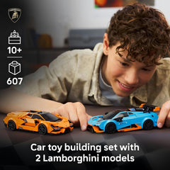 Lego Speed Champions 77238 Lamborghini Revuelto Huracan STO Toy