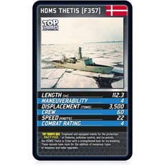 Top Trumps Cards Game - Battleships