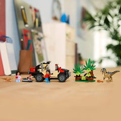 Lego Jurassic World 76972 Raptor Off-Road Escape Dinosaur Playset