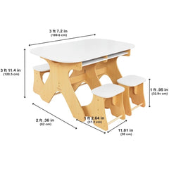 KidKraft Arches Expandable Table & Bench Set (Collection Only)