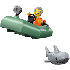 Lego City 60456 Police Boat Chase Playset With Minifigures