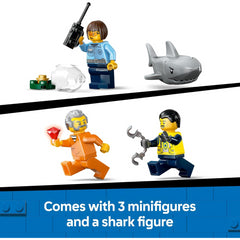 Lego City 60456 Police Boat Chase Playset With Minifigures