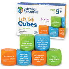 Learning Resources Lets Talk Cubes Conversation Starters