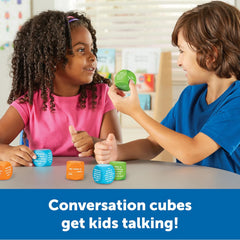 Learning Resources Lets Talk Cubes Conversation Starters