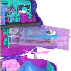 Polly Pocket Monster High Playset with 3 Micro Dolls & 10 Toy Accessories