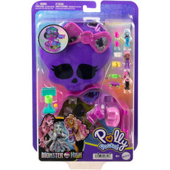 Polly Pocket Monster High Playset with 3 Micro Dolls & 10 Toy Accessories