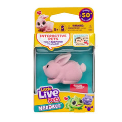Little Live Pets Lil Needees Interactive Pocket Animal Toy - Pinkee Bunny