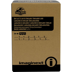 Fisher-Price Imaginext Jurassic World Dino Lab Playset & Figures Brown Eco Box