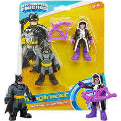 Imaginext DC Super Friends Batman & Huntress Action Figures