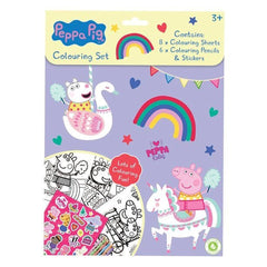 Peppa Pig 3 Piece Colouring Set
