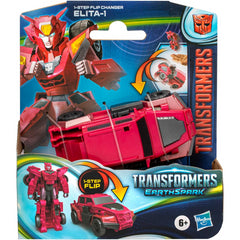 Transformers Earthspark Elita-1 1-Step Flip Changer Toy
