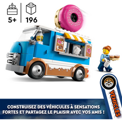 Lego City 60452 Doughnut Truck Construction Playset