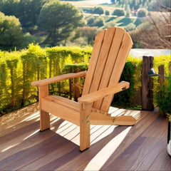 KidKraft Adirondack Garden Wooden Deck Outdoor Chair for Kids
