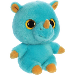 Aurora Rino Rhinoceros 6-Inch Plush Animal Toy