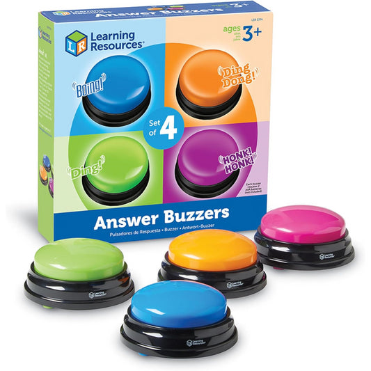 Learning Resources Answer Buzzers Set Classroom Game Buzzers