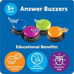 Learning Resources Answer Buzzers Set Classroom Game Buzzers