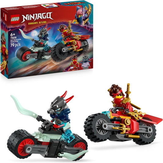Lego Ninjago 71838 Kais Motorcycle Speed Race Playset Ninja Bike