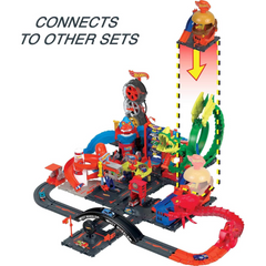 Hot Wheels City Downtown Burger Blitz Drive-thru Playset and Toy Car