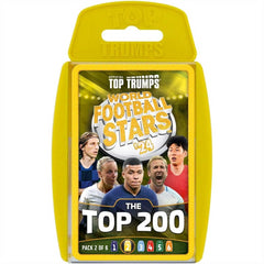Top Trumps Cards Game - World Football Stars 2024 The Top 200 (Pack 2 Of 6)