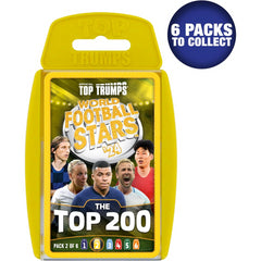 Top Trumps Cards Game - World Football Stars 2024 The Top 200 (Pack 2 Of 6)